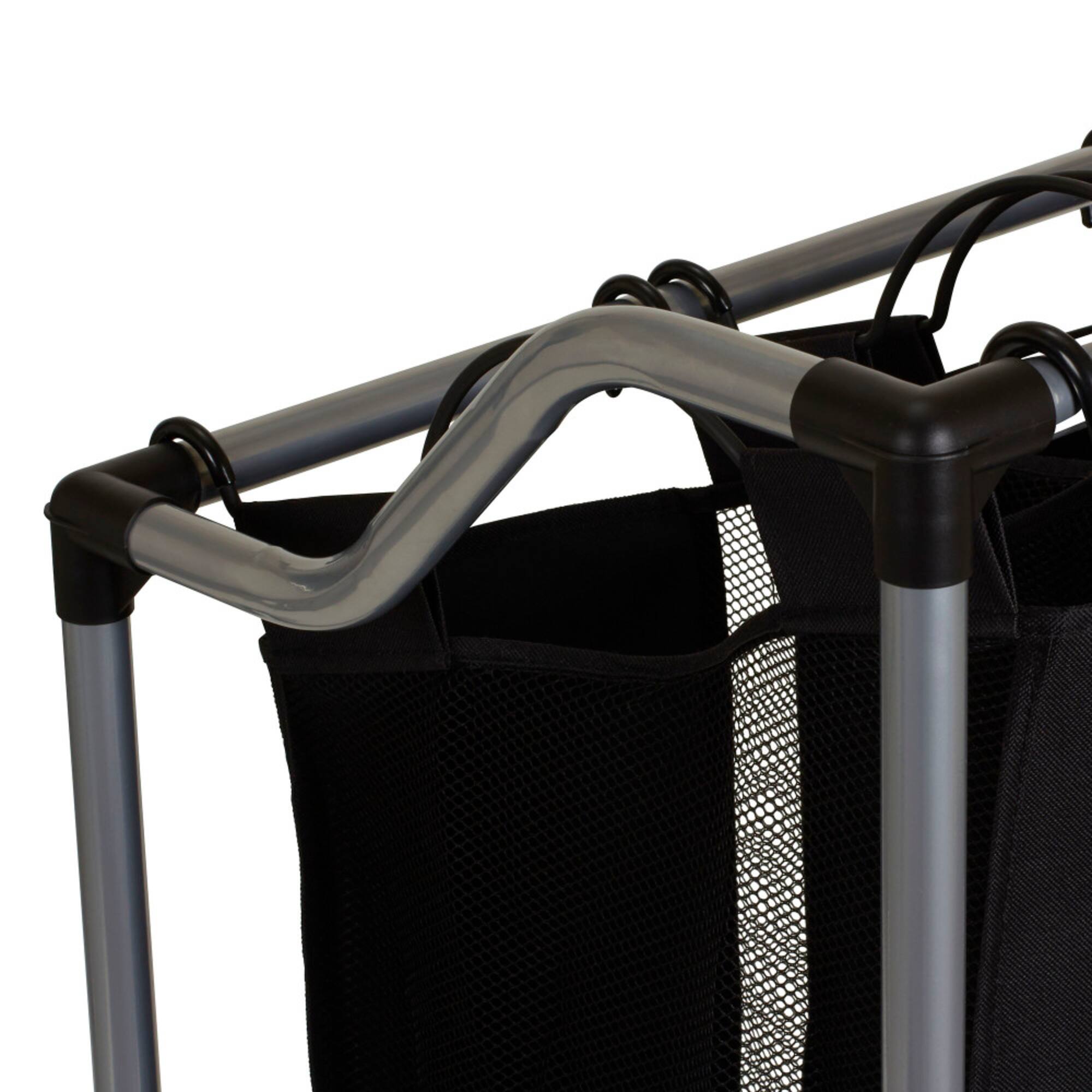 Household Essentials Rolling Mesh Triple Laundry Sorter